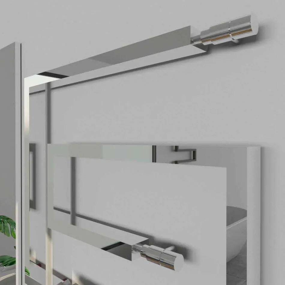 Termoarredo idraulico in acciaio inox spazzolato Snake by Scirocco H Viadurini