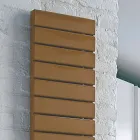 Termoarredo idraulico in acciaio, mensole in rovere,Utility Scirocco H Viadurini