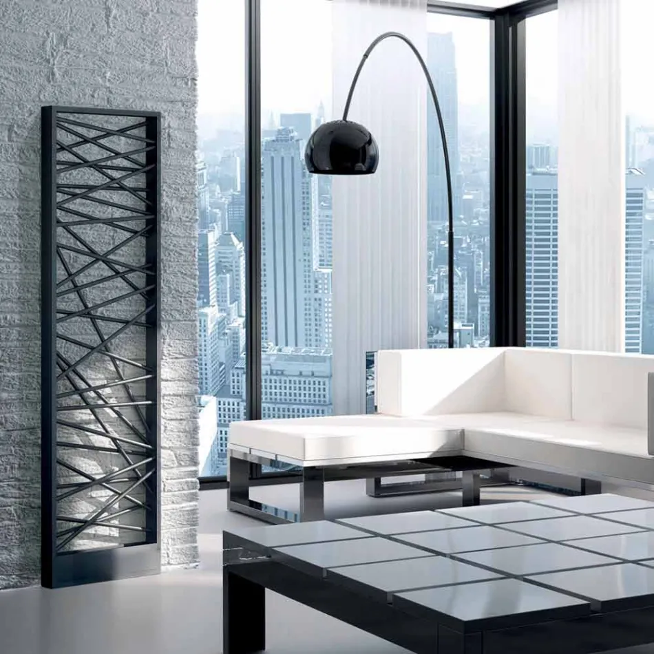 Termoarredo idraulico in acciaio,stile metropolitano Mikado Scirocco H Viadurini