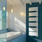 Termoarredo idraulico in acciaio verniciato bianco Sail Scirocco H Viadurini