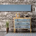 Termoarredo Idraulico Moderno in Polvere di Marmo Italiano  - Texturee Viadurini