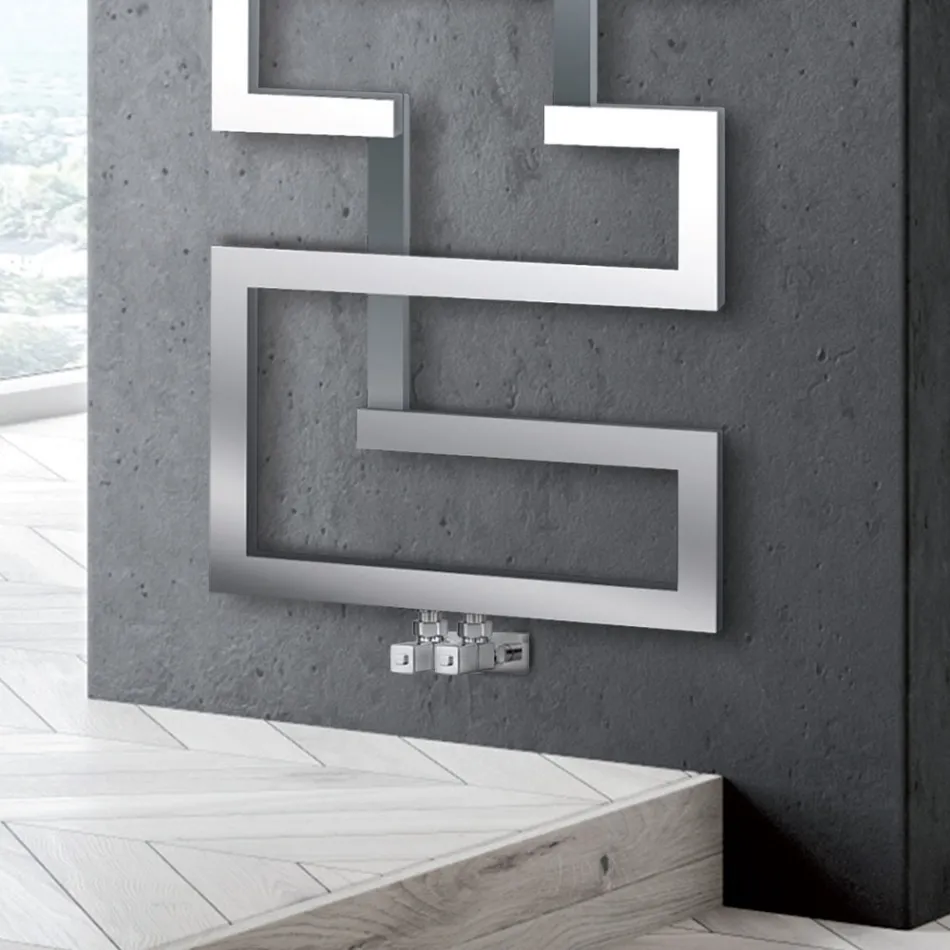 Termoarredo Idraulico Realizzato in Acciaio Inox Made in Italy - Forno Viadurini