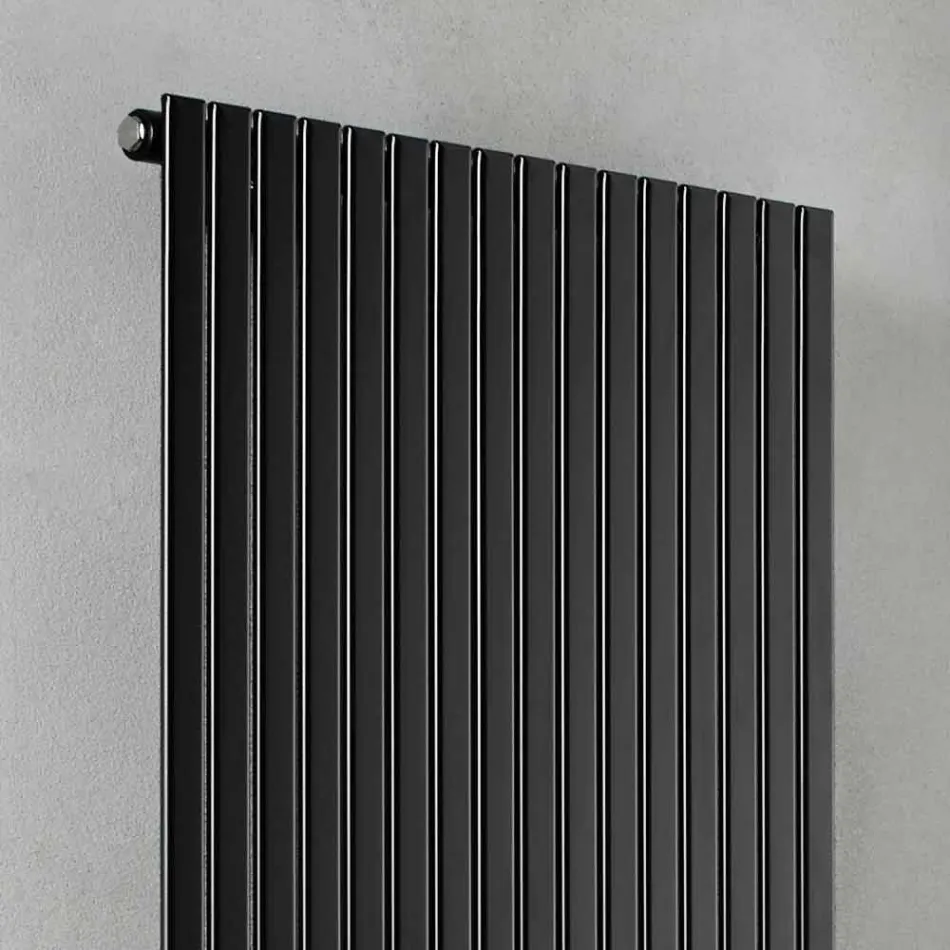 Termoarredo Idraulico Verticale a Parete Design Moderno fino 1224 Watt - Regolo Viadurini