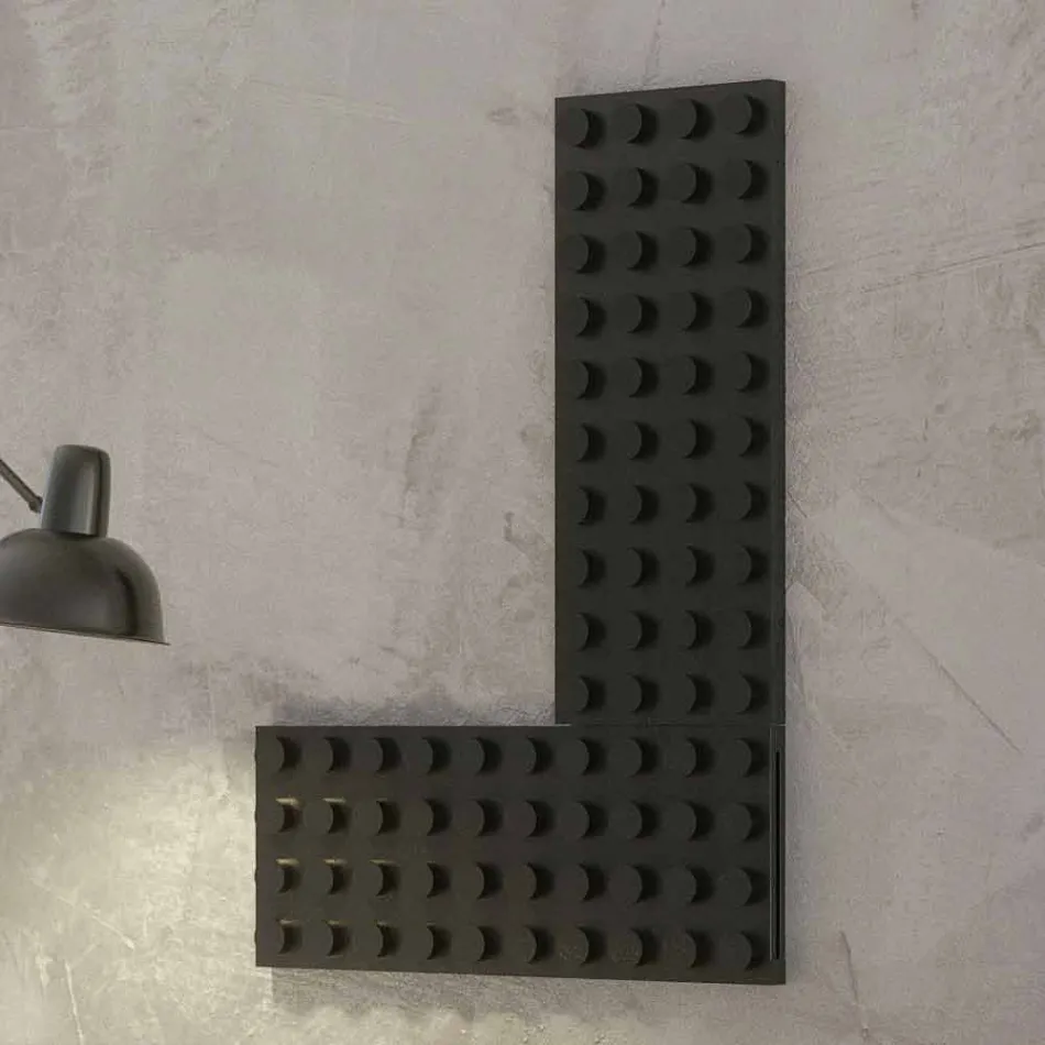 Termoarredo lego colorato elettrico moderno, Brick by Scirocco H Viadurini