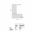 Termoarredo lego elettrico di design Brick made in Italy Scirocco H  Viadurini