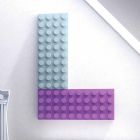 Termoarredo lego idraulico design moderno Brick by Scirocco H  Viadurini