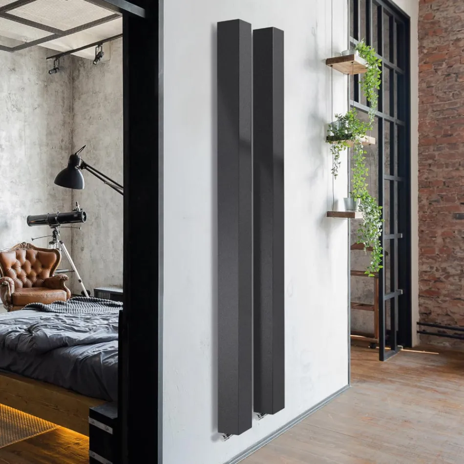 Termoarredo Misto Orizzontale o Verticale in Acciaio Made in Italy - Ember Viadurini