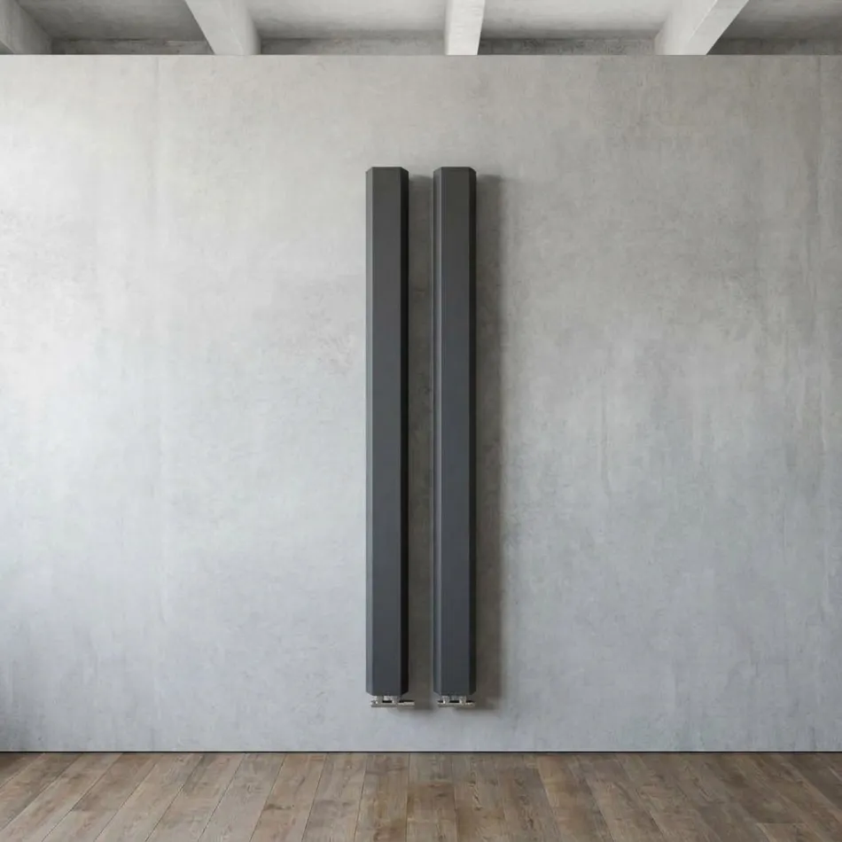 Termoarredo Misto Orizzontale o Verticale in Acciaio Made in Italy - Ember Viadurini