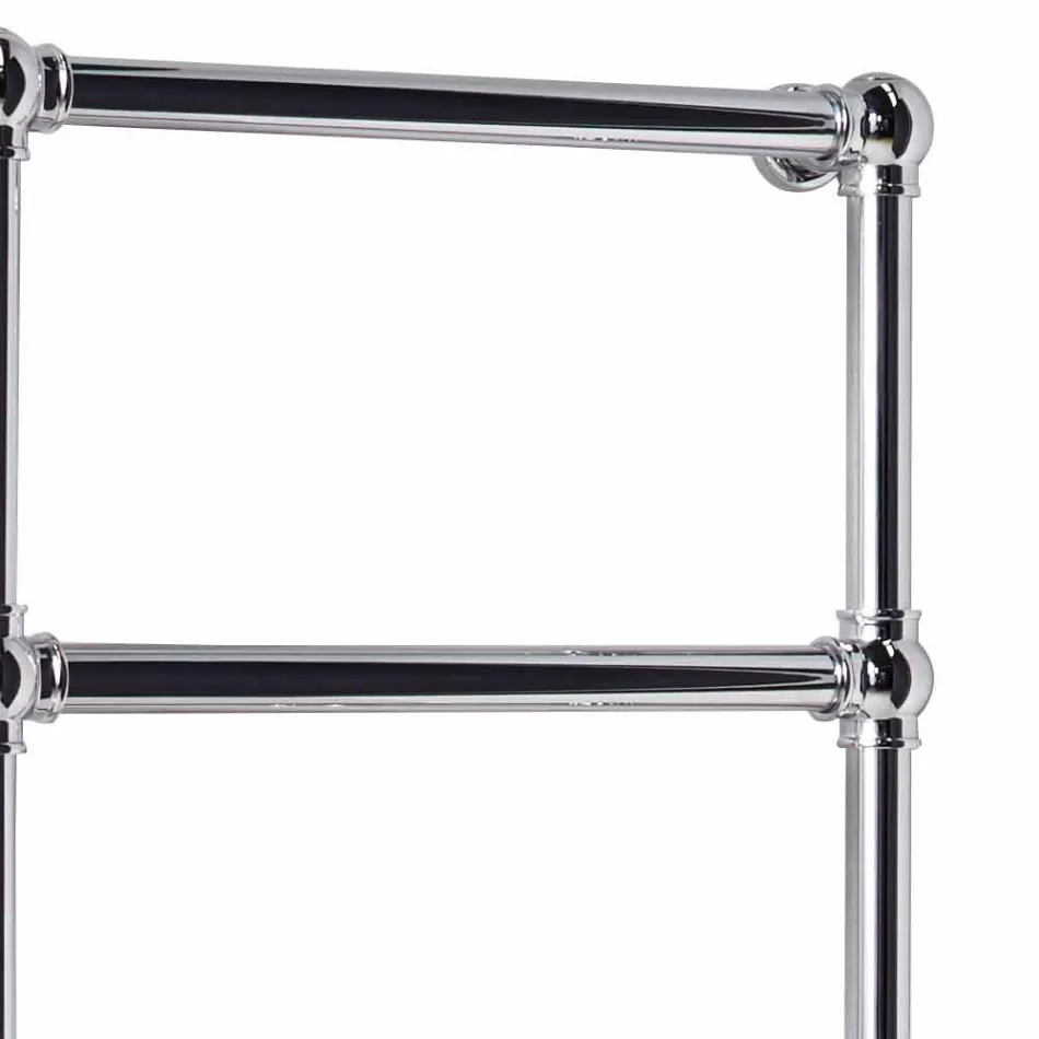 Termoarredo Scaldasalviette Elettrico Cromo in Ottone di Design 200 W - Caesar Viadurini