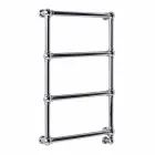 Termoarredo Scaldasalviette Elettrico Cromo in Ottone di Design 200 W - Caesar Viadurini