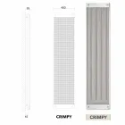 Termoarredo verticale idraulico design moderno New Dress by Scirocco H Viadurini