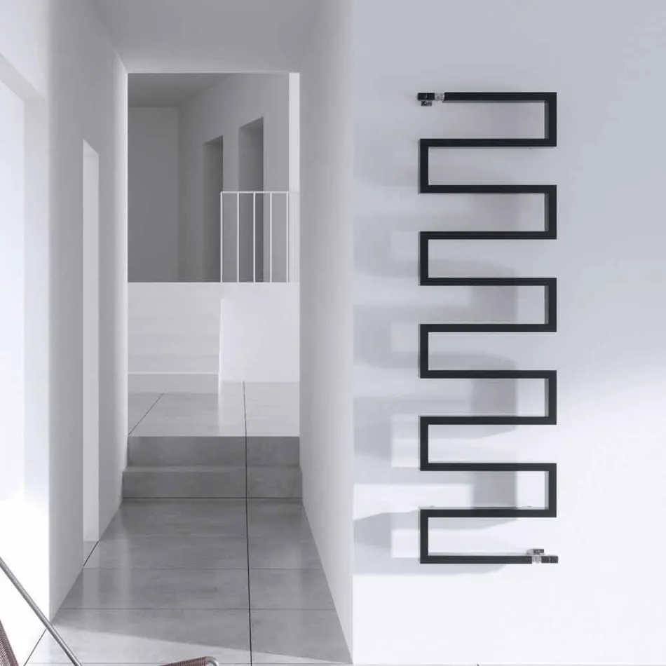 Termoarredo verticale idraulico di design Snake by Scirocco H Viadurini