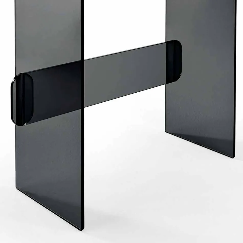 Toeletta da Trucco con Specchio e Cassetto in Vetro 3 Finiture - Salvie Viadurini