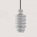 Toscot Battersea lampada a sospensione in ceramica bianca, Made in Italy