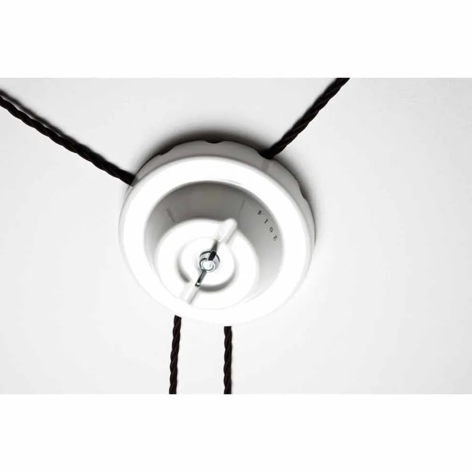 Toscot Battersea rosone a soffitto piccolo Made in Toscana Viadurini