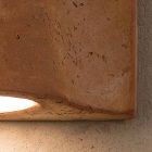 Toscot Lido lampada a muro interno/esterno terracotta made in Italy Viadurini