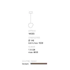 Toscot Newton lampada a sospensione in terracotta stile contemporaneo Viadurini