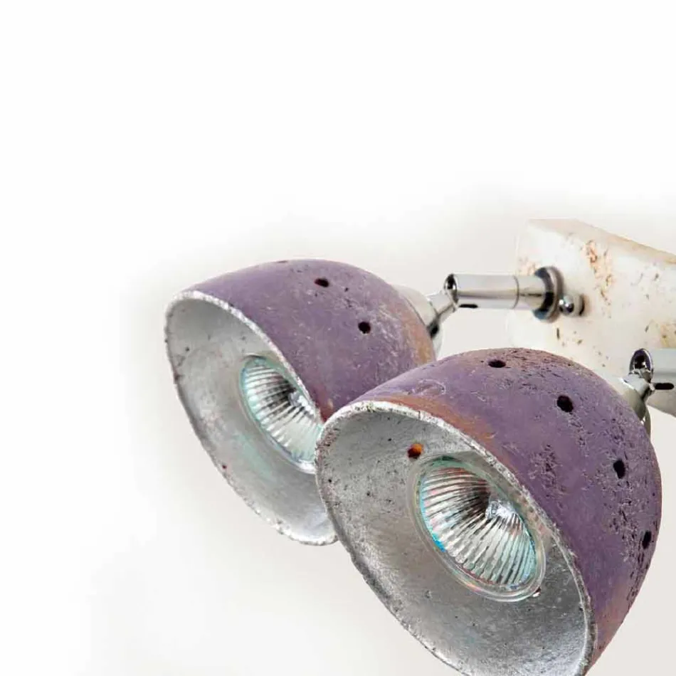 Toscot Noceto reglette 2 luci direzionabili made in Toscana Viadurini