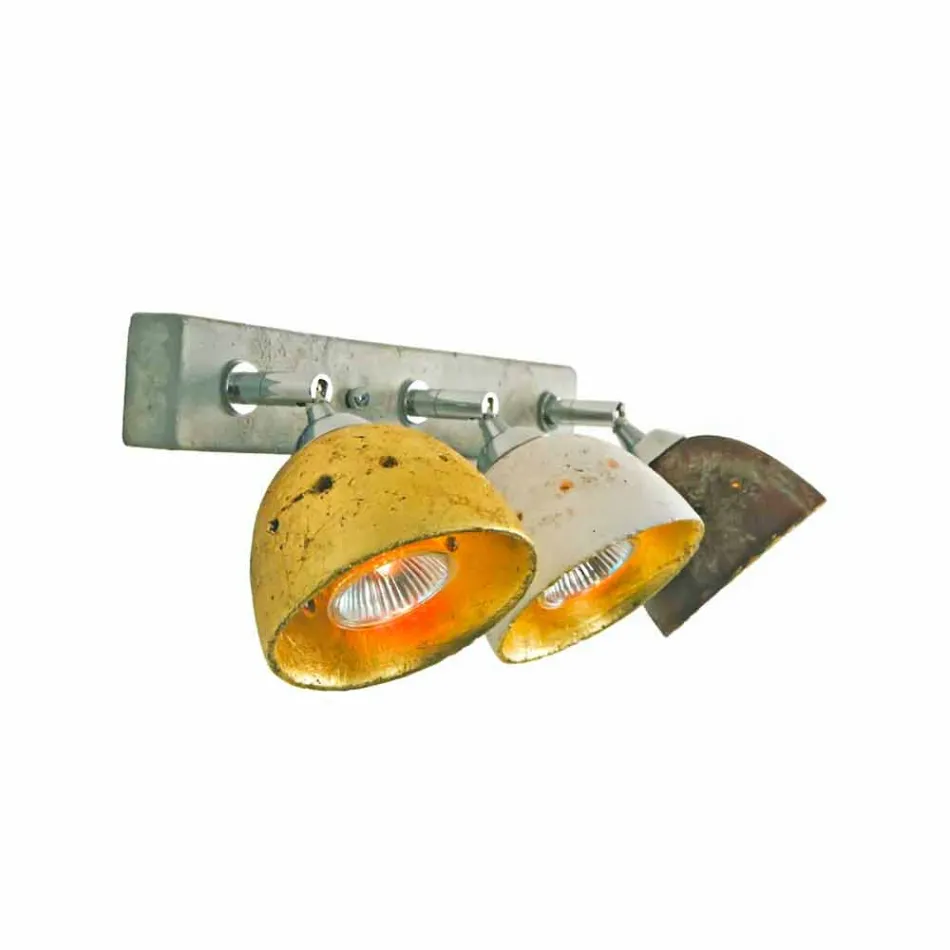 Toscot Noceto reglette 3 luci direzionabili made in Toscana Viadurini