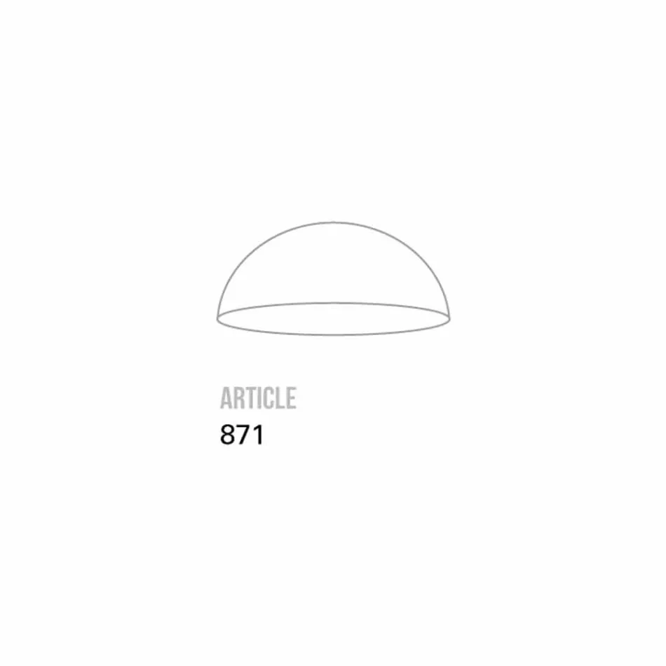 Toscot Notorius lampada a sospensione grande Viadurini