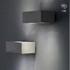 Toscot Smith applique a LED da giardino in terracotta, fatta in Toscana Viadurini