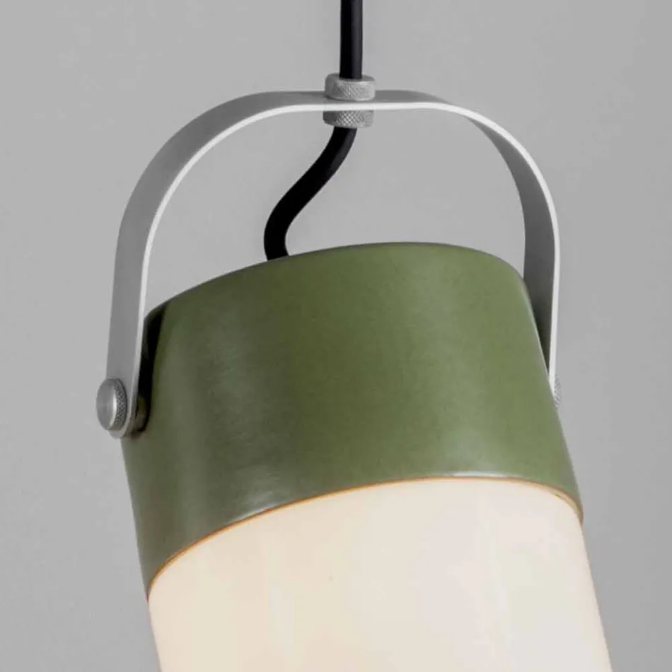 Toscot Swing lampada a sospensione in vetro soffiato made in Toscana Viadurini