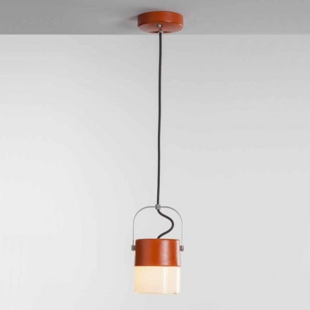 Toscot Swing lampada a sospensione in vetro soffiato made in Toscana Viadurini