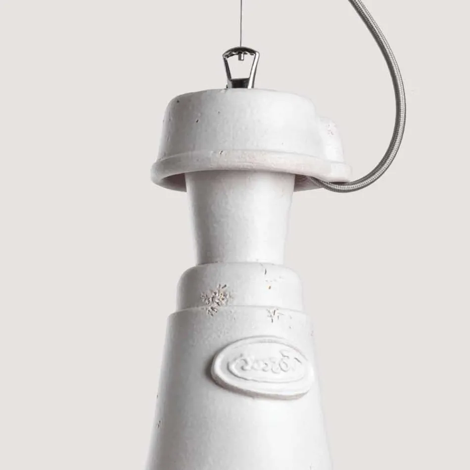 Toscot Torino lampada a sospensione in terracotta, fatta a mano Viadurini