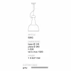 Toscot Torino lampada a sospensione in terracotta, fatta a mano Viadurini