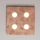 Toscot Vivaldi lampada da muro di design in terracotta made in Italy Viadurini