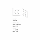 Toscot Vivaldi lampada da muro di design in terracotta made in Italy Viadurini