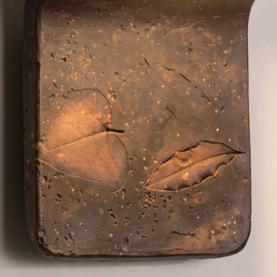 Toscot Vivaldi lampada da muro fatta a mano in terracotta in Italia Viadurini