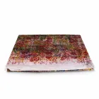 Tovaglia Artigianale in Cotone Stampa Realizzata a Mano Pezzo Unico - Marchi Viadurini