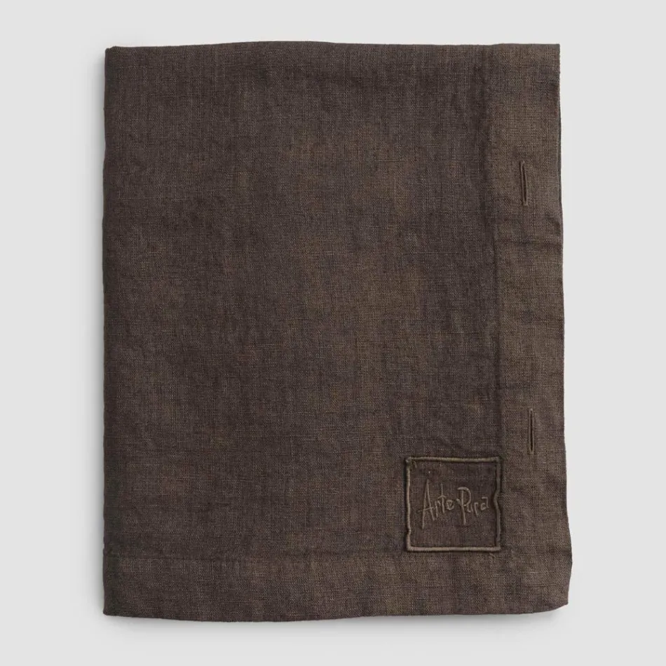 Tovaglia Componibile in Lino Colorato con Asole e 10 Bottoni - Mediterranea Viadurini