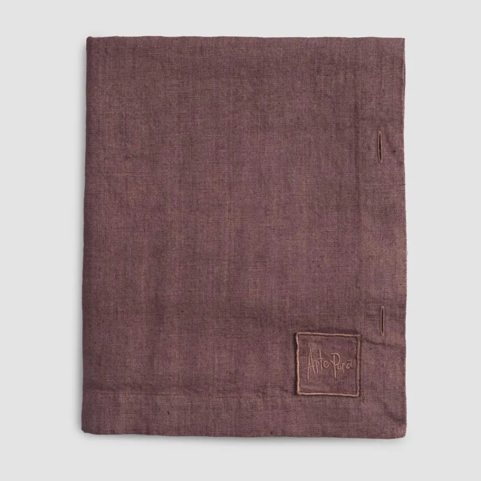 Tovaglia Componibile in Lino Colorato con Asole e 10 Bottoni - Mediterranea Viadurini