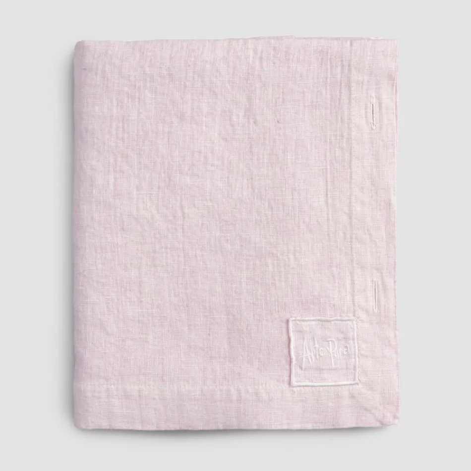 Tovaglia Componibile in Lino Colorato con Asole e 10 Bottoni - Mediterranea Viadurini