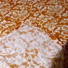 Tovaglia d’Artigianato Italiano 100% Lino con Stampa a Mano Pezzo Unico - Marchi Viadurini