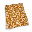 Tovaglia d’Artigianato Italiano 100% Lino con Stampa a Mano Pezzo Unico - Marchi Viadurini