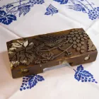 Tovaglia in Lino d’Alto Artigianato con Stampa a Mano d’Arte Italiana - Marchi Viadurini