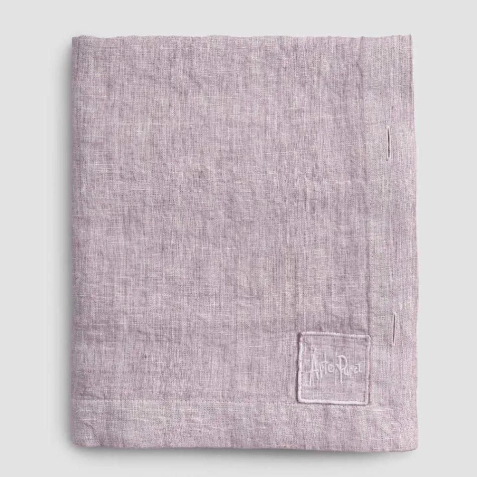 Tovaglia in Lino Rettangolare con Asole e 10 Bottoni, di Lusso - Mediterranea Viadurini