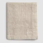 Tovaglia in Lino Rettangolare con Asole e 12 Bottoni di Lusso - Mediterranea Viadurini