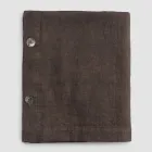 Tovaglia in Lino Rettangolare con Asole e 12 Bottoni di Lusso - Mediterranea Viadurini