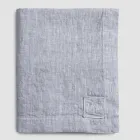 Tovaglia in Lino Rettangolare con Asole e 12 Bottoni di Lusso - Mediterranea Viadurini