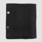 Tovaglia Lino Colorato con Asole e 12 Bottoni Lusso Componibile - Mediterranea Viadurini