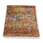 Tovaglia Pregiata d’Alto Artigianato Italiano in Cotone Stampato a Mano - Marchi Viadurini