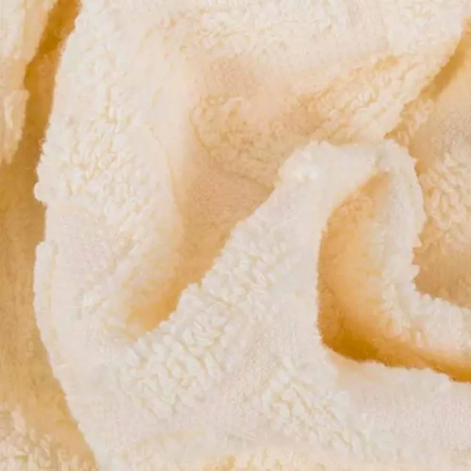 Tris di Asciugamani da Bagno in Spugna di Cotone Telo, Viso e Ospite - Ginestra Viadurini