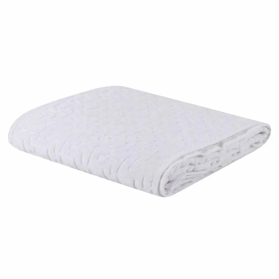 Tris di Asciugamani da Bagno in Spugna di Cotone Telo, Viso e Ospite - Ginestra Viadurini