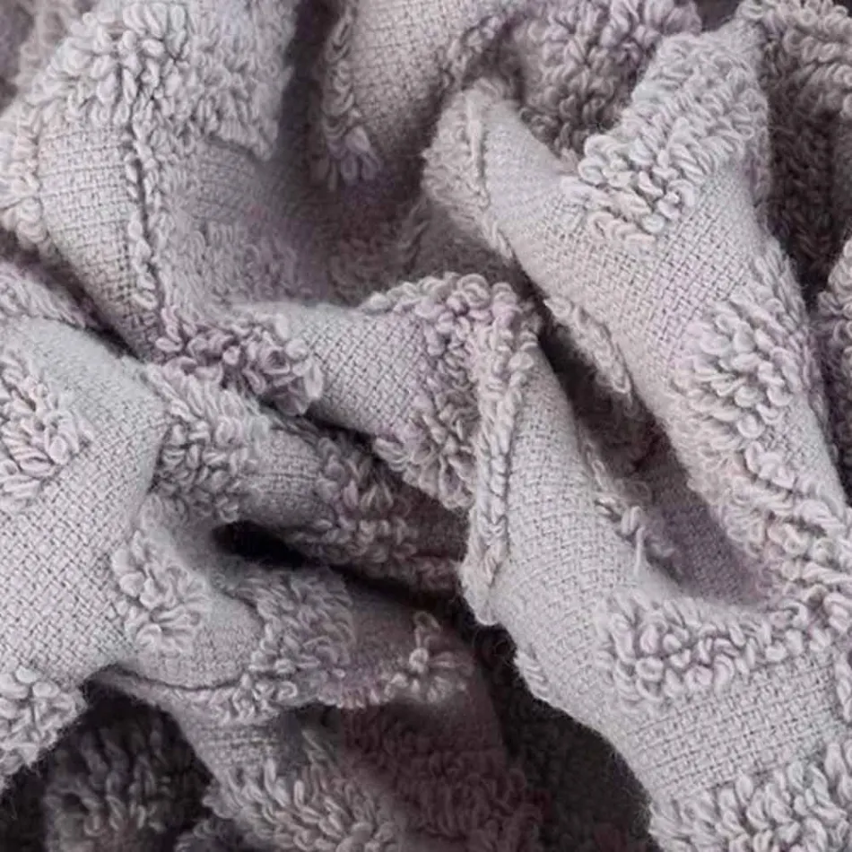 Tris di Asciugamani da Bagno in Spugna di Cotone Telo, Viso e Ospite - Ginestra Viadurini