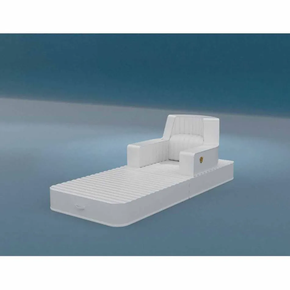 Trona poltrona galleggiante di design bianca made in Italy Viadurini