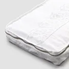 Trousse Grande da Viaggio in Lino con Pizzo Sinergia di Lusso Italiano - Randall Viadurini